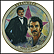 Tom Selleck Collector Plate by Susie Morton THUMBNAIL
