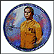 Captain Kirk Collector Plate by Susie Morton THUMBNAIL