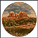 Oak Creek Canyon Collector Plate by Gage Taylor THUMBNAIL
