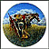 Warrior Of The Plains Collector Plate by Paul Calle THUMBNAIL