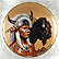 Spirit of the Buffalo Collector Plate by Gary Ampel THUMBNAIL