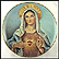 Madonna Of The Sacred Heart Collector Plate by Antonio Barzoni THUMBNAIL