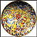 Meodi Gras Collector Plate by Bill Bell THUMBNAIL