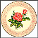 Tropicana Rose Collector Plate by Edward Marshall Boehm THUMBNAIL