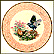 Blue Grosbeak With Fringed Bleeding Heart Collector Plate by Edward Marshall Boehm THUMBNAIL