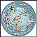 Twelve Days Collage Collector Plate by Remy Hetreau THUMBNAIL