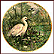 Probing The Marshes - Snowy Egret Collector Plate by Gerda Neubacher THUMBNAIL