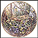 Violet Collector Plate by Gerda Neubacher THUMBNAIL