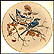 Blue Jays Collector Plate by Glen Loates THUMBNAIL
