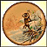 Cottontail Rabbit Collector Plate by Lowell Davis THUMBNAIL