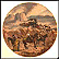 The Train Robbers Collector Plate by Harland Young THUMBNAIL