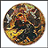 The Lion And The Mouse Collector Plate by Michael Hampshire THUMBNAIL