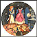 A Dress For Cinderelly Collector Plate by Disney Studio Artists THUMBNAIL