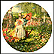 Mary, Mary, Quite Contrary Collector Plate by Scott Gustafson THUMBNAIL