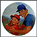 Batter Up Collector Plate by Barbara Bradley THUMBNAIL