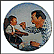 Open Wide Collector Plate by Barbara Bradley THUMBNAIL