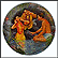 Happy Talk Collector Plate by Elaine Gignilliat THUMBNAIL