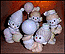 Clowns - Set of 4 #12238A-D 'Crowns' THUMBNAIL