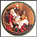 While Santa Slumbers Collector Plate by Norman Rockwell THUMBNAIL