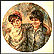 Buddies Collector Plate by Lisette DeWinne THUMBNAIL