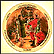 Dad Plays Santa Collector Plate THUMBNAIL