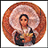 Magdalena - Mexico Collector Plate by Brenda Burke THUMBNAIL