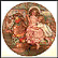 Carousel Magic Collector Plate by Sandra Kuck THUMBNAIL