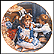 Grandma's Trunk Collector Plate by Sandra Kuck THUMBNAIL