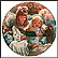 Night-Time Story Collector Plate by Sandra Kuck THUMBNAIL