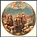 While Shepherds Watched Collector Plate by Sandra Kuck THUMBNAIL