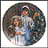 December - Christmas Magic Collector Plate by Sandra Kuck THUMBNAIL