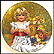 October - Indian Summer - artist signed Collector Plate by Sandra Kuck THUMBNAIL
