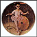 Katie The Tightrope Walker Collector Plate by John McClelland THUMBNAIL