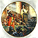 Daniel Reads the Writing on the Wall    Collector Plate by Garri Katz THUMBNAIL