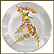 Pine Siskin Collector Plate by John James Audubon THUMBNAIL