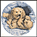 Polar Bear Cubs Collector Plate by Mike Jackson THUMBNAIL