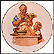 Grandma's Apple Pie Collector Plate by J. C. Leyendecker THUMBNAIL