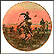 Bad One Collector Plate by Charles M. Russell THUMBNAIL