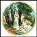Springtime Collector Plate by Maxine Runci THUMBNAIL