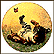 Siberian Cub At Play Collector Plate by Robert Blottiaux THUMBNAIL