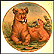 Lions Collector Plate by Guilio Gialletti And Franco Lamincia THUMBNAIL