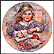 Wistful Collector Plate by Mary Vickers THUMBNAIL