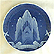 Grundtvig Church, Copenhagen Collector Plate by Oluf Jensen THUMBNAIL