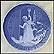 Christmas Angel Collector Plate by Richard Bocher THUMBNAIL