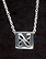 Sterling Silver Necklace, Letter N THUMBNAIL