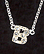 Sterling Silver Necklace, Letter B THUMBNAIL