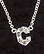 Sterling Silver Necklace, Letter C THUMBNAIL