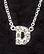 Sterling Silver Necklace, Letter D THUMBNAIL