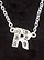 Sterling Silver Necklace, Letter R THUMBNAIL