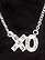 Sterling Silver Necklace, Letters XO THUMBNAIL